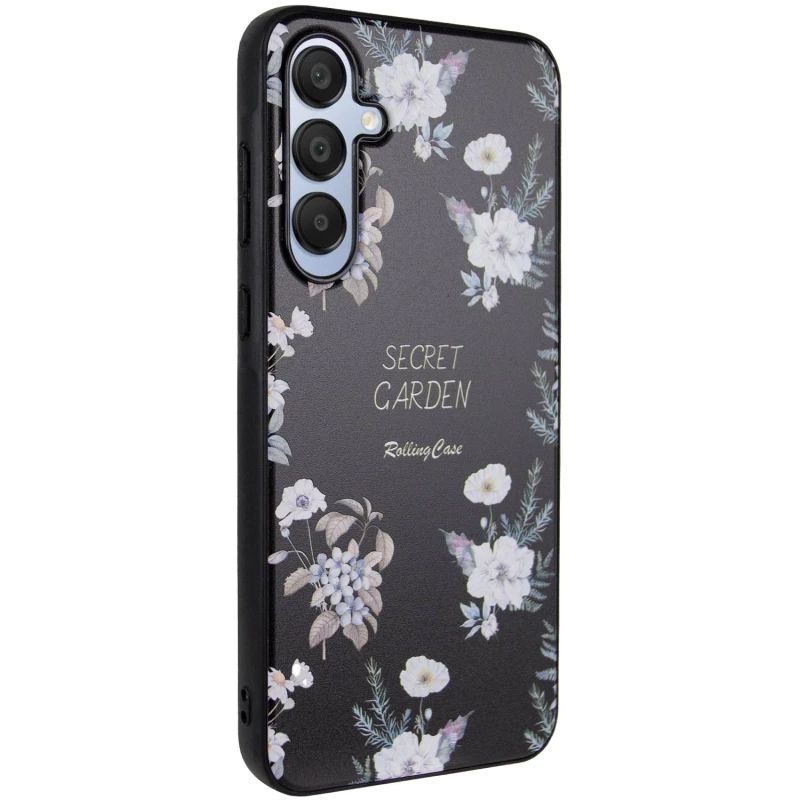 TPU+PC чехол Secret Garden для Samsung Galaxy A35 – Black. Фото 3 из 12