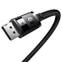 Дата кабель Baseus High Definition Series DP 8K to DP 8K (1.5m) (B00633706111) – Cluster Black. Фото 2 из 4