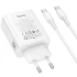 СЗУ Hoco C162A Source PD40W (1USB-C) + кабель Type-C to Type-C – White. Фото 4 из 5