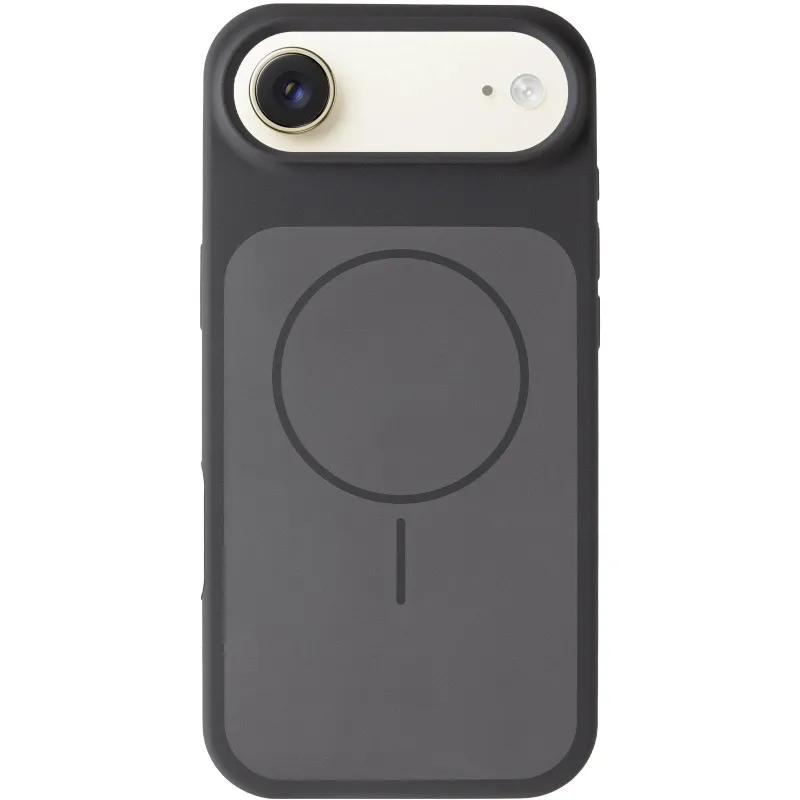 Чехол Silk Duo Color (AA) NO LOGO with Magnetic Fit для Apple iPhone 17 Air (6.5") – Gray. Фото 4 из 7