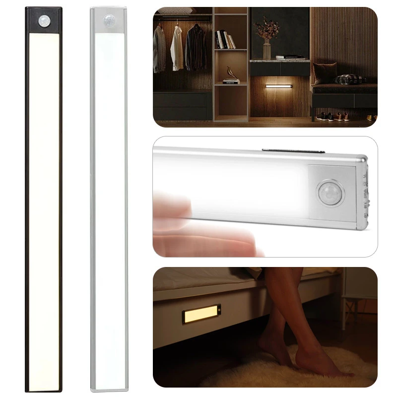 Сенсорный светильник LED с датчиком движения MZ-L1005 (40*10*100mm) фото 2 из 2