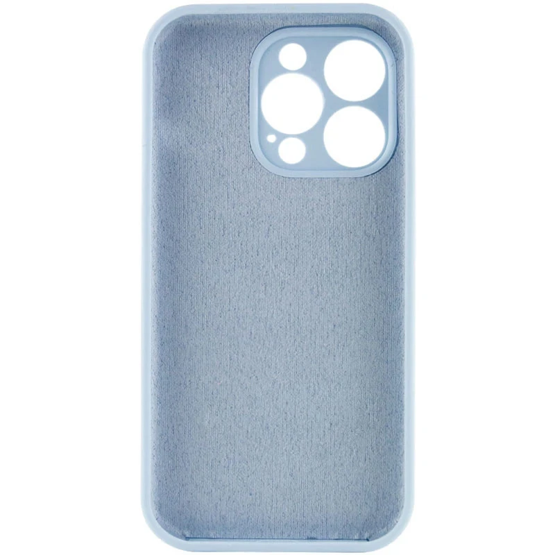 Чохол Silk Full Camera Protective (AA) NO LOGO для Apple iPhone 16 – Блакитний / Sweet Blue. Фото 2 з 4