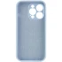 Чехол Silk Full Camera Protective (AA) NO LOGO для Apple iPhone 16 Pro – Голубой / Sweet Blue. Фото 2 из 4