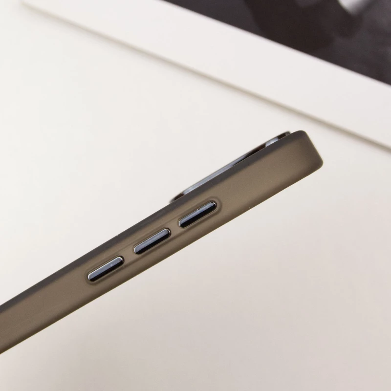 Кольоровий TPU+PC з MagSafe на Apple iPhone 12 Pro Max (6.7") – Dark Gray. Фото 10 з 11