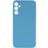 Цветной силиконовый чехол GETMAN с закрытой камерой на Samsung Galaxy A36 5G – Голубой / Blue. Фото 1 из 1