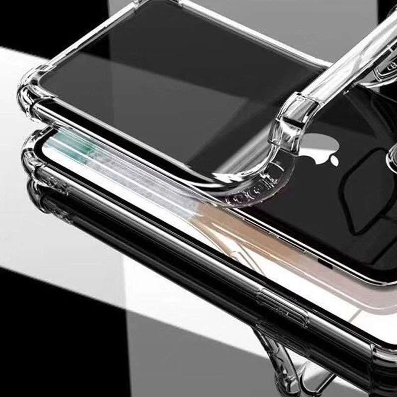 Силиконовый чехол с крытыми бортами для Apple iPhone 12 Pro Max (6.7") – Бесцветный (прозрачный). Фото 13 из 13