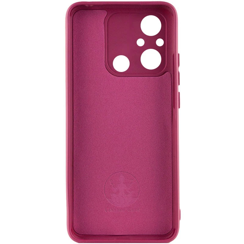 Чохол Silicone Case Lakshmi Premium з закритою камерою на Xiaomi Redmi 12C / Poco C55 – Бордовий / Plum. Фото 4 з 12