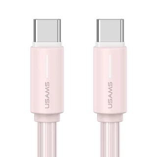 Дата кабель Usams US-SJ734 Bicolor Charging YR Ser. Type-C to Type-C 60W (1m) фото 1 з 1