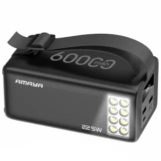 Портативное ЗУ Power Bank Amaya F600L PD22.5W flashlight 60000 mAh фото 1 из 2