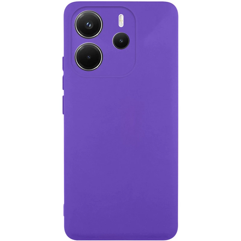 Чохол Silicone Case Lakshmi Premium з закритою камерою на Xiaomi Redmi Note 14 4G (Int. version) – Фіолетовий / Amethyst. Фото 1 з 1