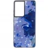Скляний чохол Diversity на Samsung Galaxy S21 Ultra – Stains blue. Фото 1 з 4