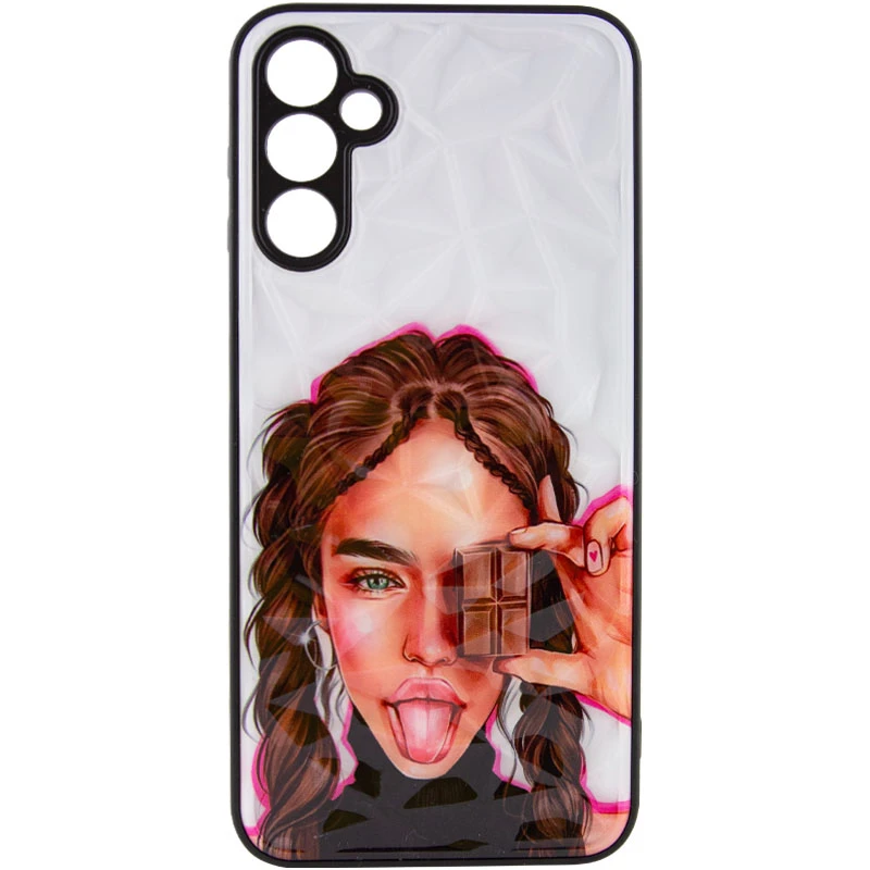 Скляний чохол Prisma Ladies на Samsung Galaxy A04s – Chocolate. Фото 3 з 5
