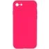 Чехол Silicone Case Square L с защитой камеры для Apple iPhone 6/6s (4.7") – Розовый / Barbie pink. Фото 1 из 1
