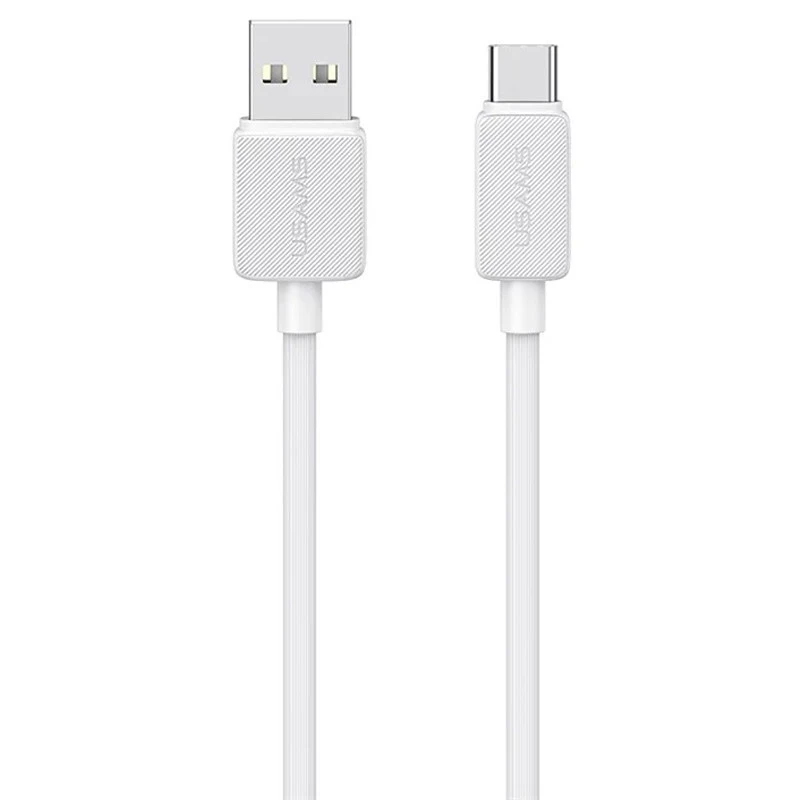 

Дата кабель USAMS US-SJ688 USB to Type-C 3A KY Series (1m) (White)