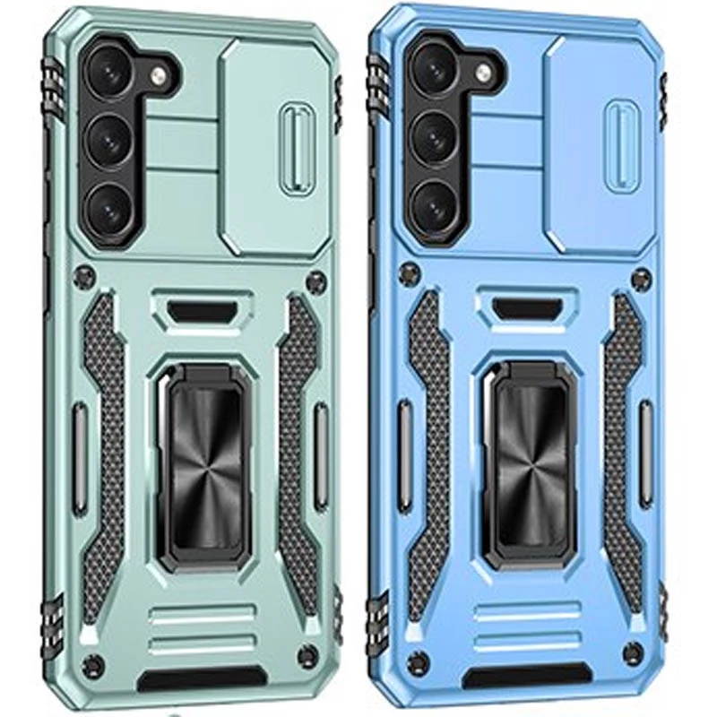 Ударостійкий чохол Square Ring зi шторкою на камеру на Samsung Galaxy S24 фото 1 з 2