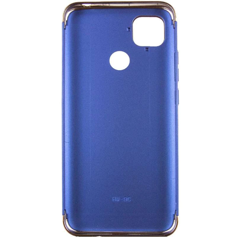 Пластиковая накладка с хромом для Xiaomi Redmi 9C – Синий. Фото 2 из 4