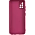 Цветной силиконовый чехол GETMAN с закрытой камерой на Samsung Galaxy A51 – Бордовый / Marsala. Фото 2 из 4