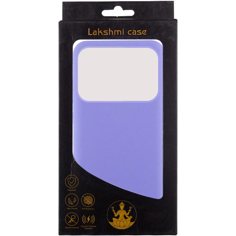 Чохол Silicone Case Lakshmi Premium на Xiaomi Poco X6 Pro – Бузковий / Dasheen. Фото 8 з 8