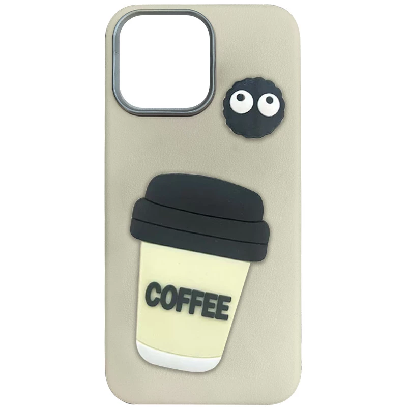 Чохол Labubu Toys для Apple iPhone 14 Pro (6.1") – Coffee / Sand. Фото 1 з 1