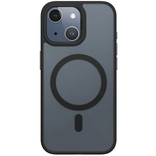 TPU+PC чохол Blueo Skin Friendly Frosted with MagSafe для Apple iPhone 15 (6.1") — Чорний / Black