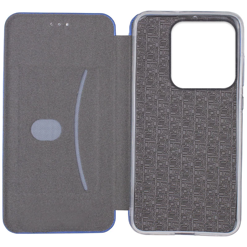 Чехол-книжка классический для ZTE Blade A75 4G – Синий. Фото 3 из 3