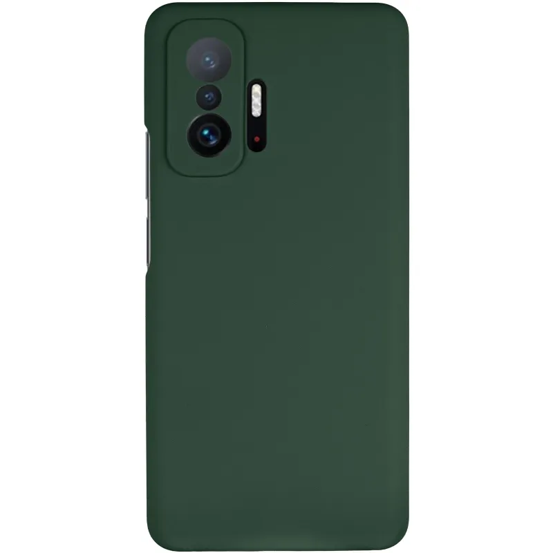 Чохол Silicone Case Lakshmi Premium із закритою камерою для Xiaomi 11T / 11T Pro – Зелений / Cyprus Green. Фото 3 з 6