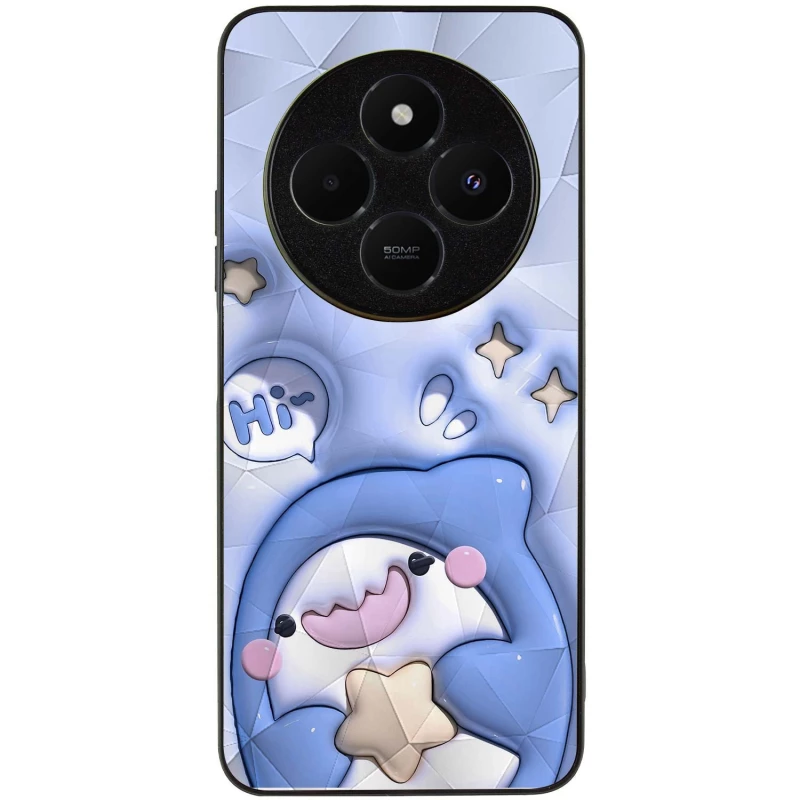 Чехол Prisma Plush для Xiaomi Redmi 14C / Poco C75 – Shark. Фото 2 из 4