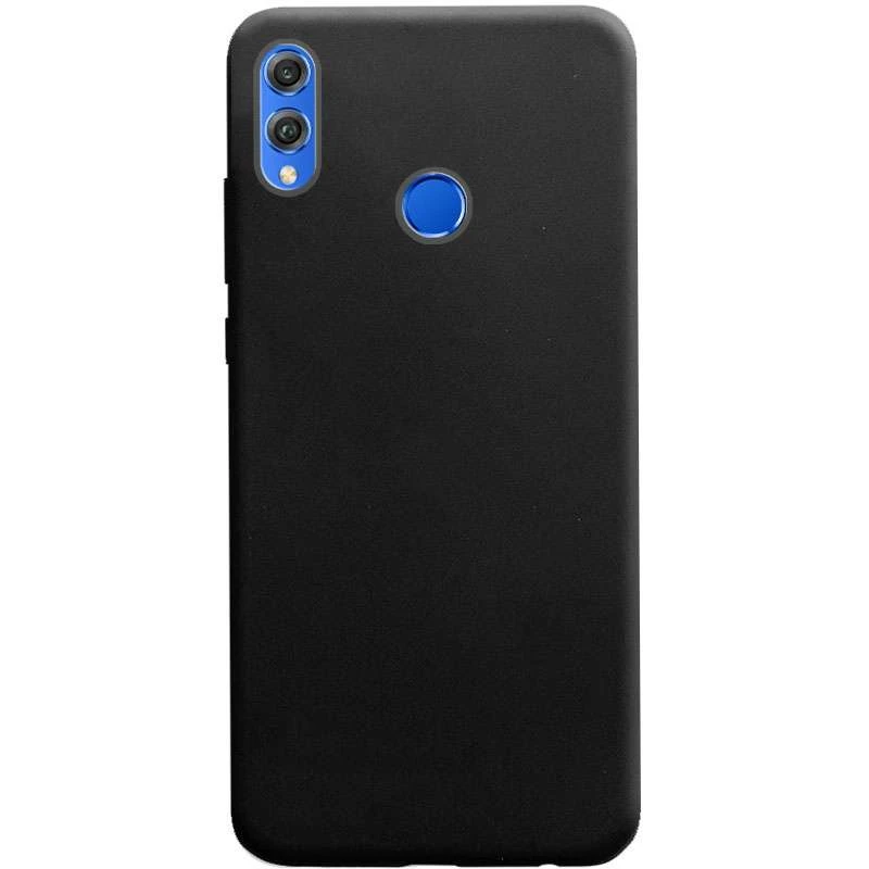 

Кольоровий силіконовий чохол на Huawei Honor 8X (Чорний)
