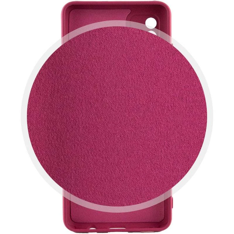 Чохол Silicone Case Lakshmi з закритою камерою на Xiaomi 12T / 12T Pro – Бордовий / Marsala. Фото 3 з 4