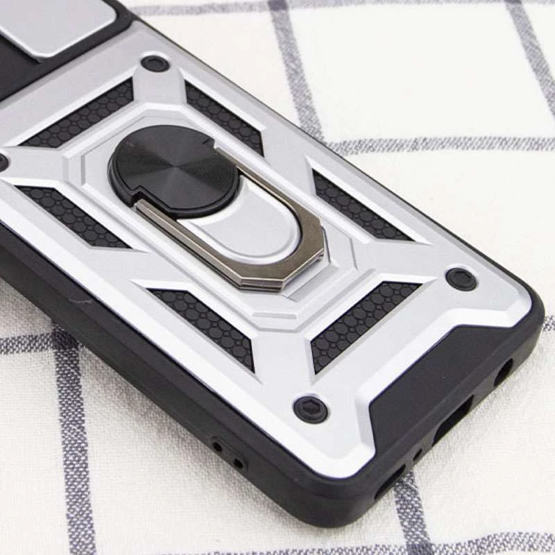 Протиударний чохол Serge Ring з захистом камери на Xiaomi Redmi Note 11 (Global) / Note 11S – Срібний. Фото 2 з 2