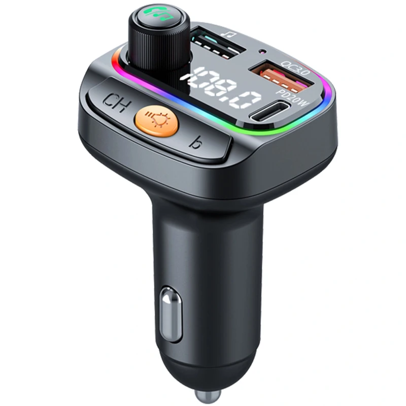 АЗП FM модулятор WIWU QC031 MP3 Car PD20W+QC3.0 (2USB-A/1C) фото 1 з 1