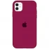 Чохол Silicone Case з закритим низом на Apple iPhone 11 (6.1") – Бордовий / Maroon. Фото 1 з 1