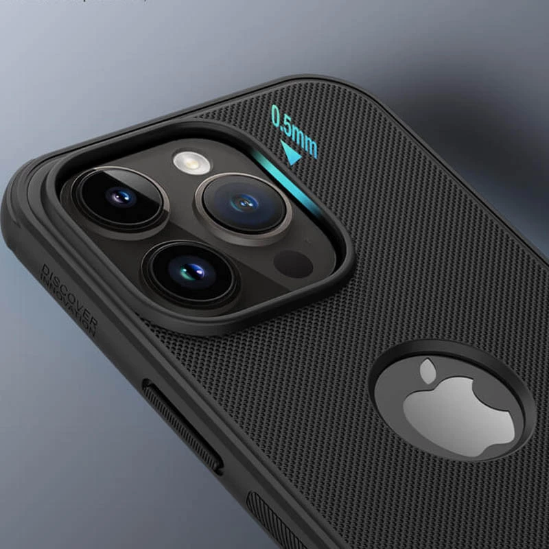 Чохол Nillkin Matte Pro з лого на Apple iPhone 14 Pro Max (6.7") – Чорний. Фото 6 з 6