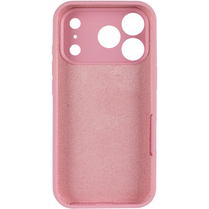 Чохол Silicone Case з захистом камери на Apple iPhone 17 Pro (6.3") – Рожевий / Light pink. Фото 4 з 6