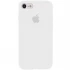 Чехол Silicone Case с закрытым низом для Apple iPhone 6/6s (4.7") – Белый / White. Фото 1 из 1