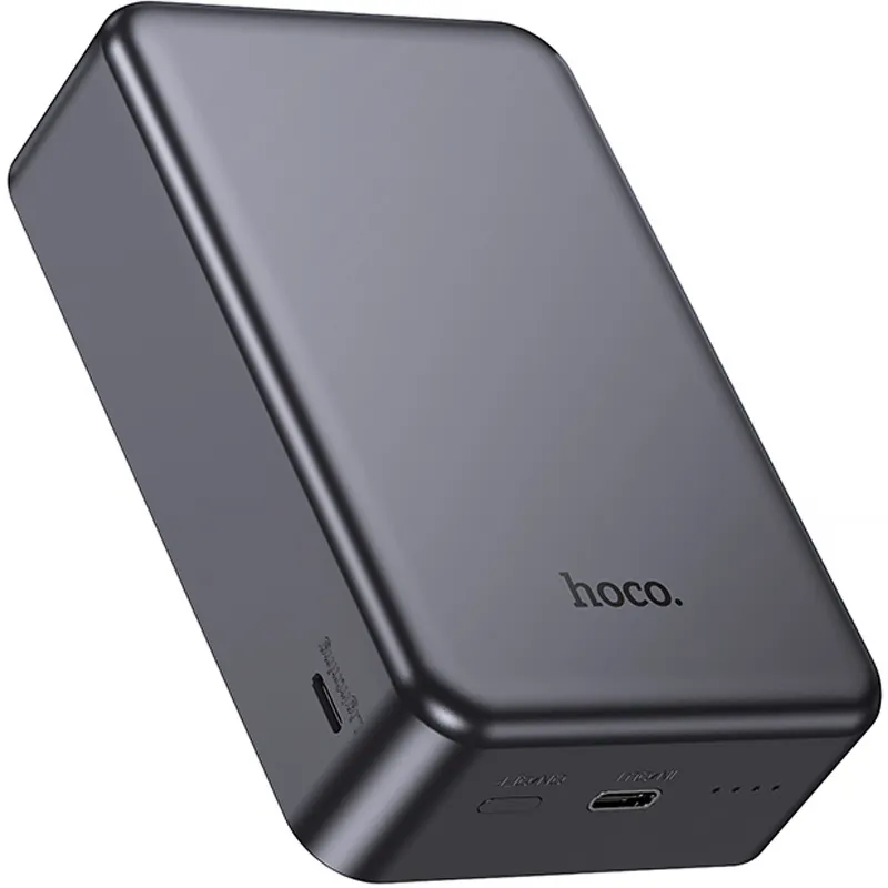Портативний ЗП Power Bank Hoco J160B Original PD20W з БЗП 20000 mAh – Metal gray. Фото 5 з 6