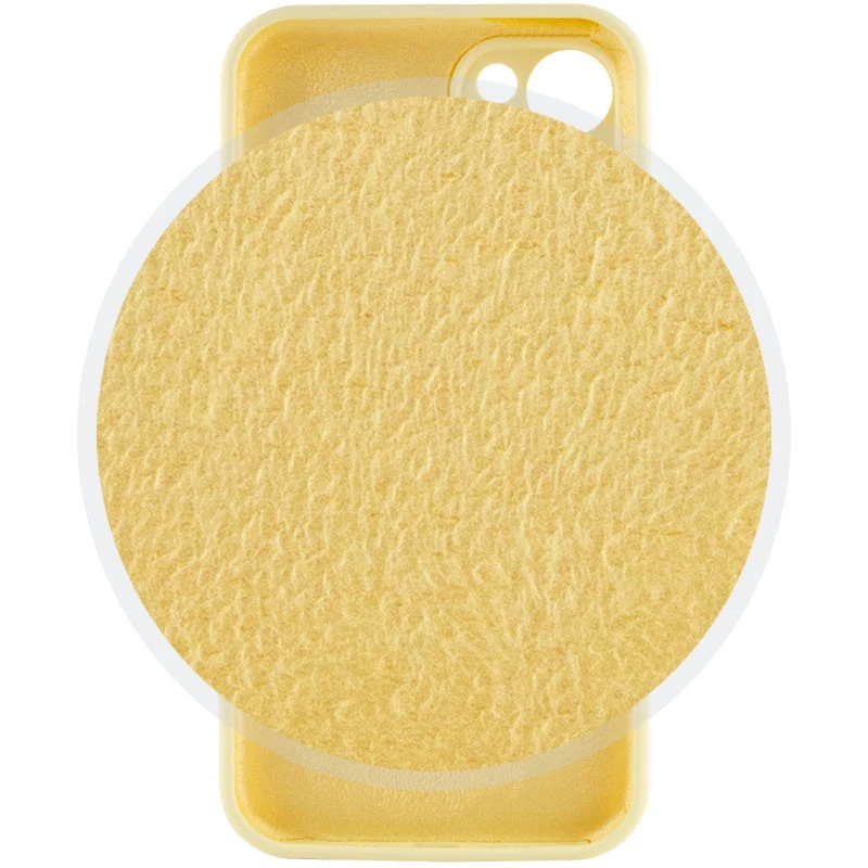 Чехол Silicone Case с защитой камеры для Apple iPhone 15 Plus (6.7") – Желтый / Mellow Yellow. Фото 5 из 7