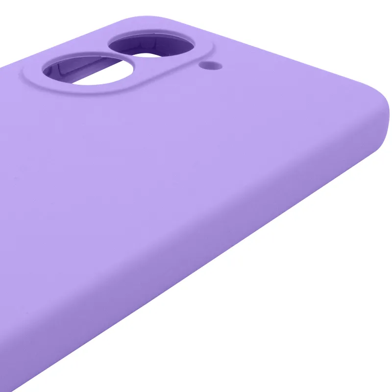 Чехол Silicone Case Lakshmi Premium з закритою камерою на Xiaomi Redmi A5 (Europe version) – Сиреневый / Dasheen. Фото 7 из 9