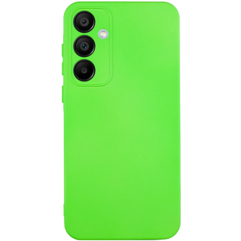 Чохол Silicone Case Lakshmi з закритою камерою на Samsung Galaxy S24+ – Салатовий / Neon Green. Фото 3 з 7