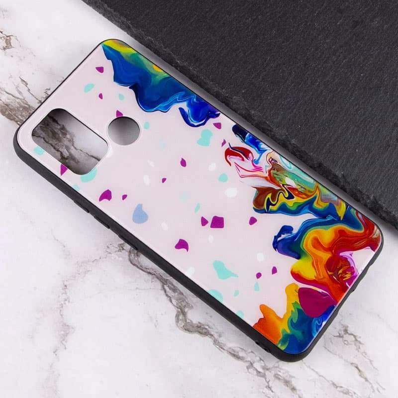 Скляний чохол Diversity на Realme 7i / Realme C17 – Stains multicolored. Фото 3 з 4