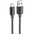 Дата кабель Hoco X96 Hyper USB to Type-C 27W (1m) – Black. Фото 1 из 6