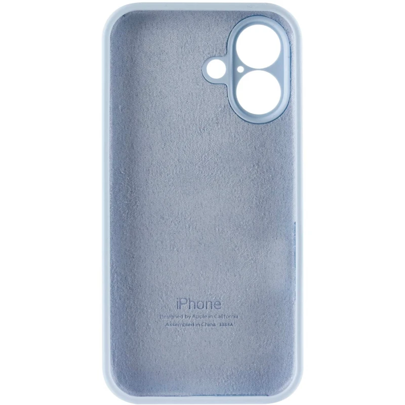 Чохол Silicone Case з захистом камери на Apple iPhone 17 (6.3") – Блакитний / Sweet Blue. Фото 6 з 8