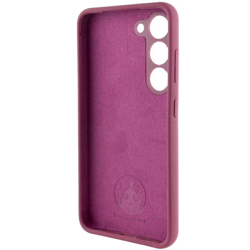 Чохол Silicone Case Lakshmi Premium з закритою камерою на Samsung Galaxy S22 – Бордовий / Plum. Фото 4 з 7