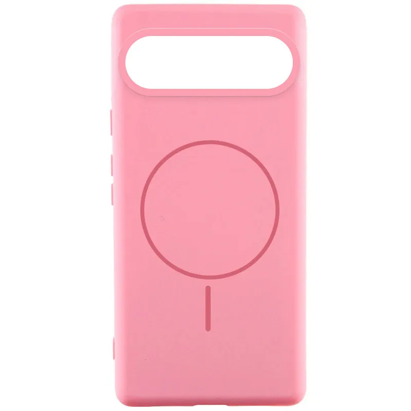 Чехол Silicone Cover Lakshmi (AA) with Magnetic Fit для Google Pixel 10 – Розовый / Light pink. Фото 1 из 3