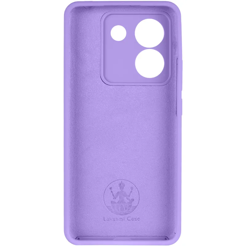 Чехол Silicone Case Lakshmi Premium з закритою камерою на Xiaomi Poco M7 pro 5G – Сиреневый / Dasheen. Фото 6 из 8