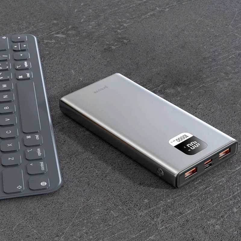 Портативний зарядний пристрій Proove Guardian 22.5W 10000 mAh – Metal gray. Фото 2 з 4