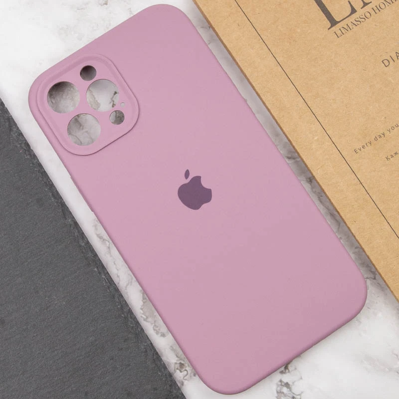Чехол Silicone Case с защитой камеры для Apple iPhone 12 Pro (6.1") – Лиловый / Lilac Pride. Фото 6 из 7