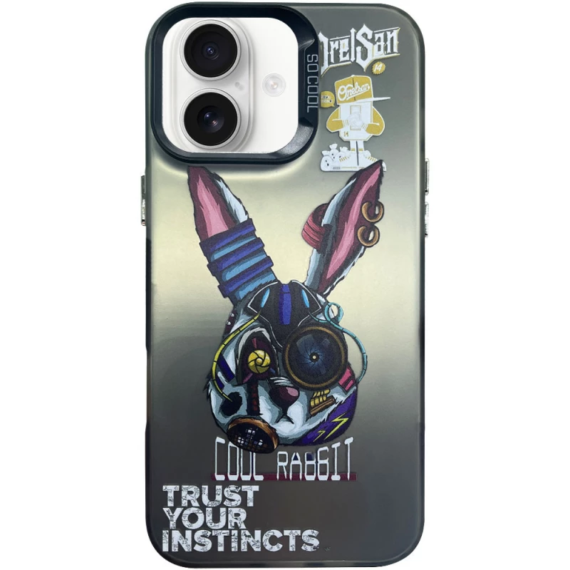 Чохол TPU+PC Street Art для Apple iPhone 16 – Cool Rabbit. Фото 1 з 2