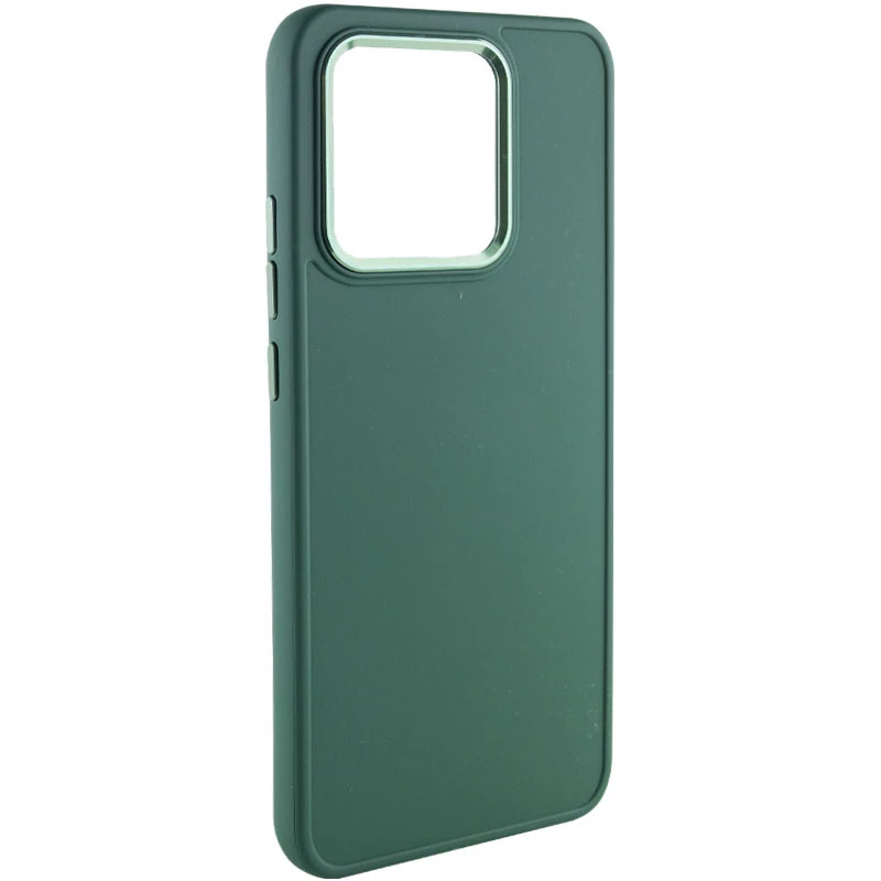 

TPU чохол Bonbon з металевими кнопками на Xiaomi Poco M6 Pro 4G (Зелений / Army green)