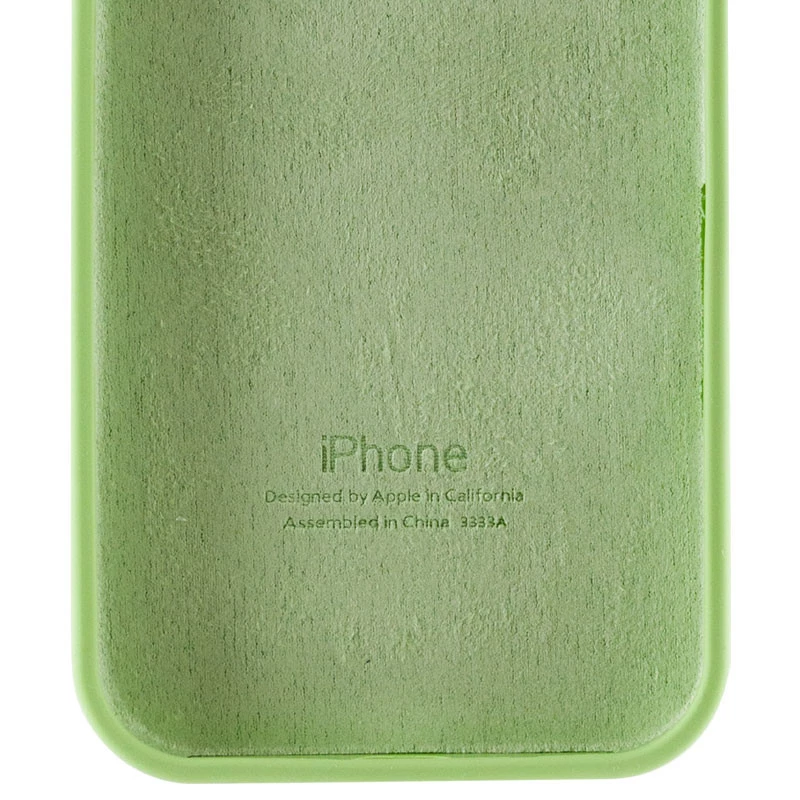 Чохол Silicone Case з закритим низом на Apple iPhone 16e (6.1") – М'ятний / Mint. Фото 6 з 6